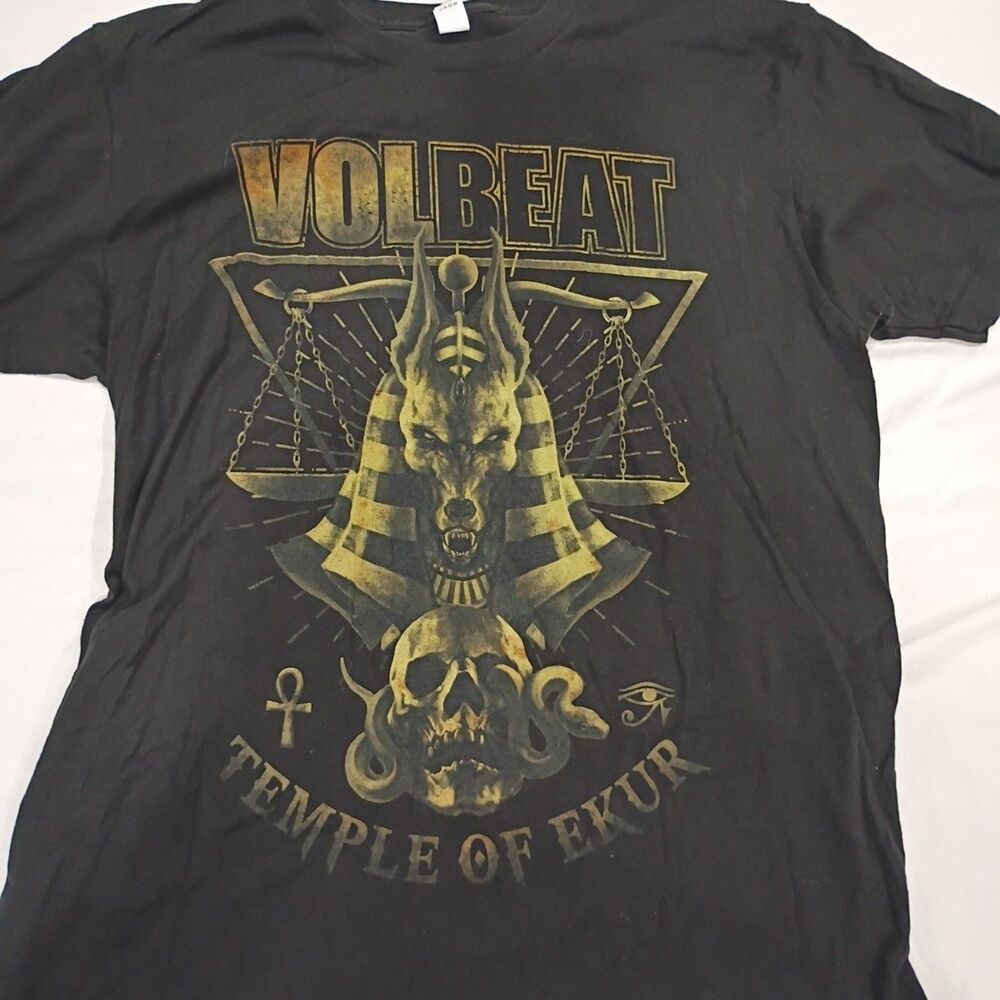 Volbeat Temple Of Ekur 2023 Band Tour T-Shirt Large (21”x32”)